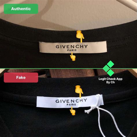 givenchy paris t shirt real vs fake|false givenchy clothing.